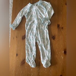 Milkberry bamboo floral pajamas size 6-9 months
